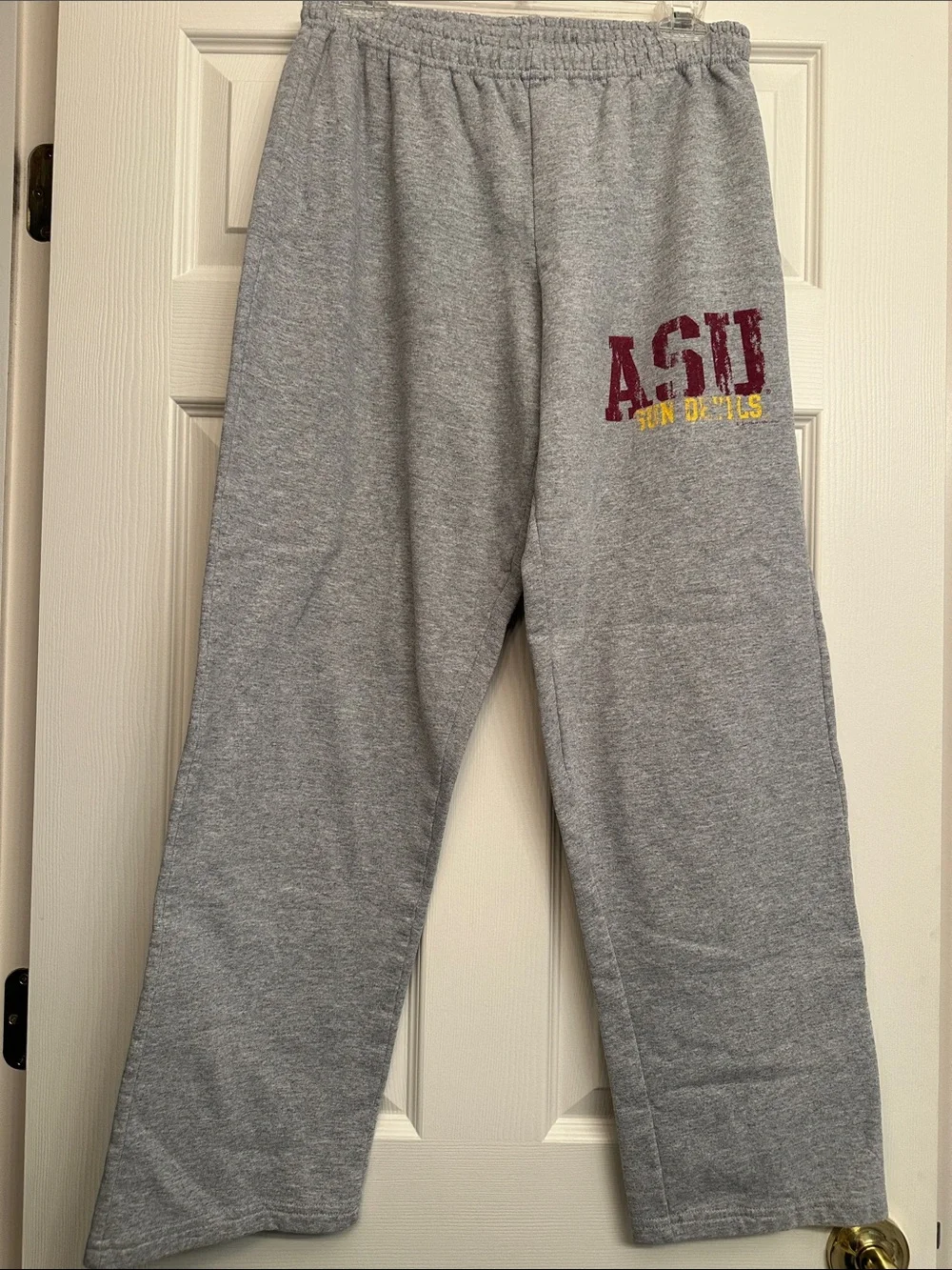 Gray Women’s Sweatpants with ASU Sun Devils Logo